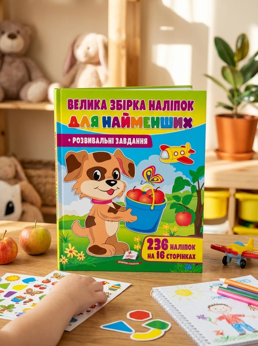 Велика збірка наліпок для найменших — Дитячі книги