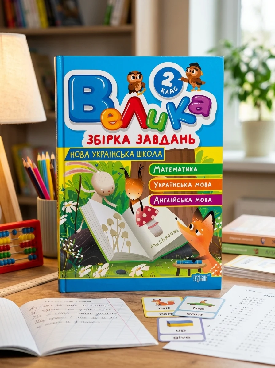 Велика збірка завдань. Математика, українська мова, англійська мова. 2 клас — Вивчення мов