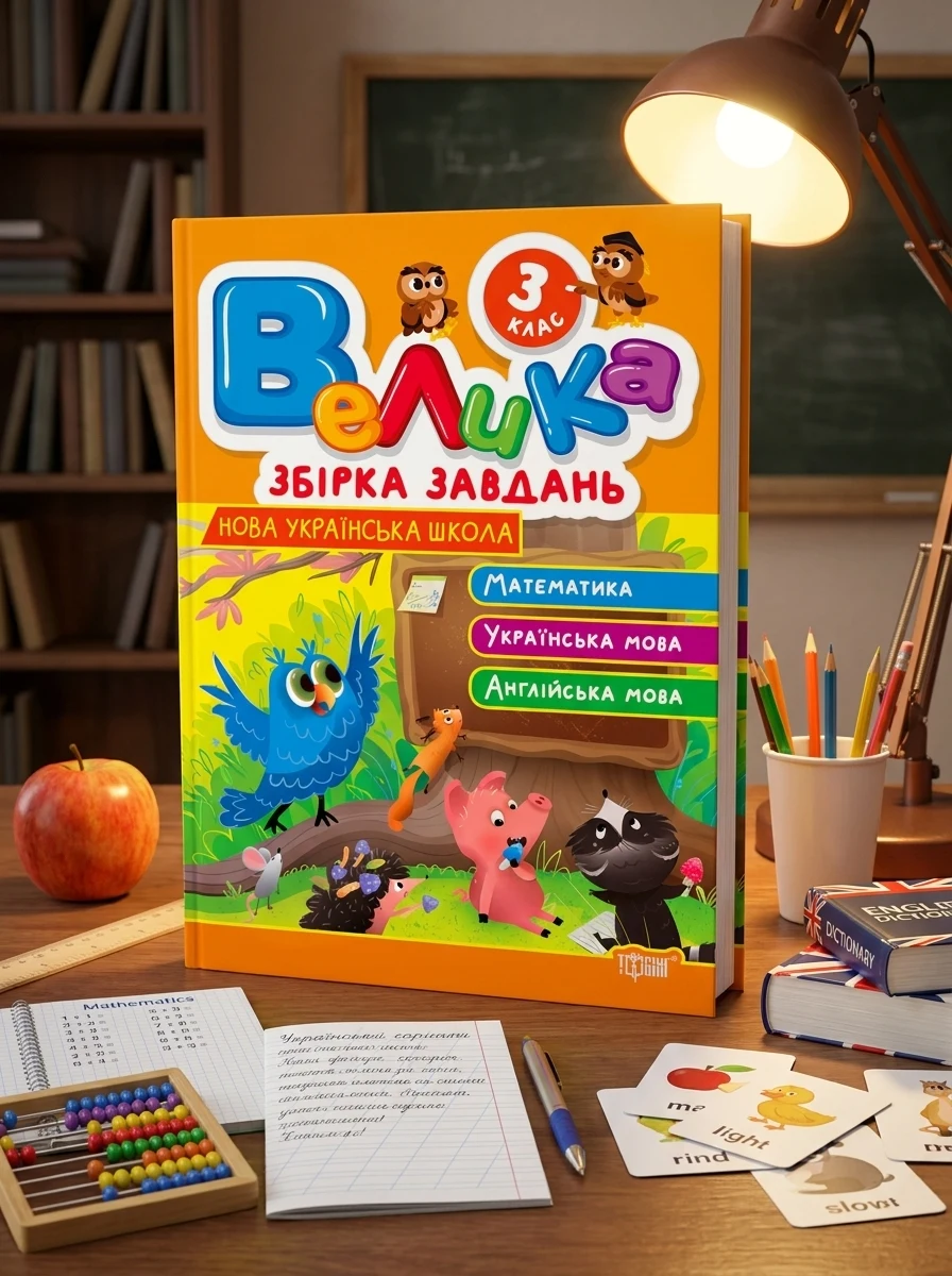 Велика збірка завдань. Математика, українська мова, англійська мова. 3 клас — фото 2
