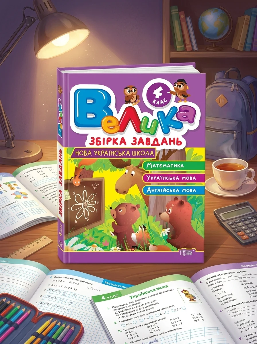 Велика збірка завдань. Математика, українська мова, англійська мова. 4 клас — Вивчення мов