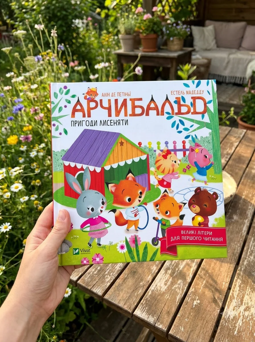 Великі літери для першого читання. Арчибальд. Пригоди лисеняти | купити книгу онлайн