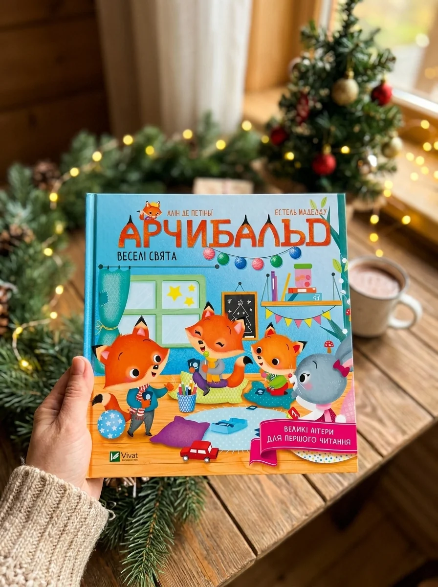 Великі літери для першого читання. Арчибальд. Веселі свята | купити книгу онлайн