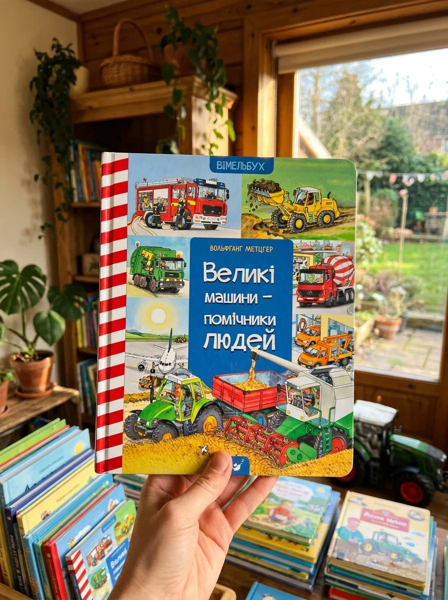 Великі машини - помічники людей (Віммельбух) — Метцгер В., обкладинка