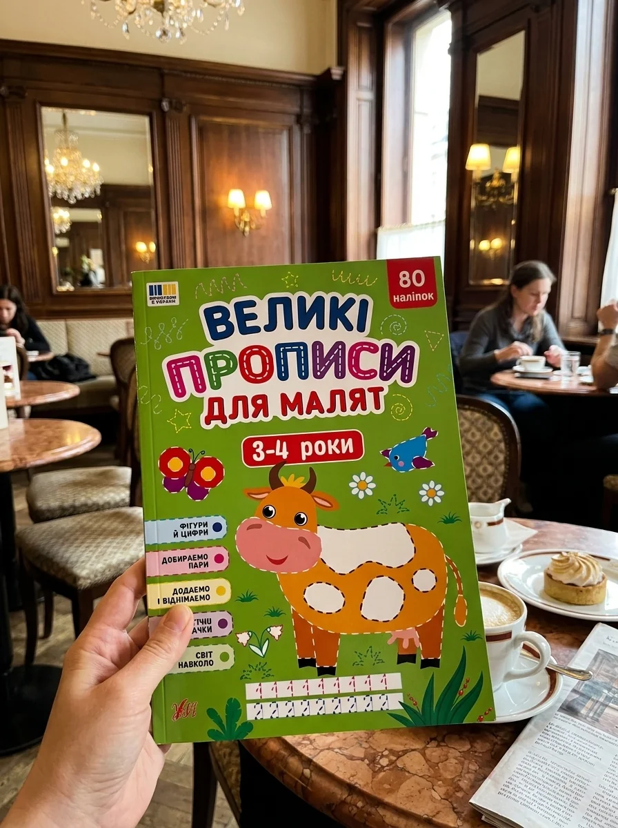 Великі прописи для малят. 3-4 роки — Дитяча література