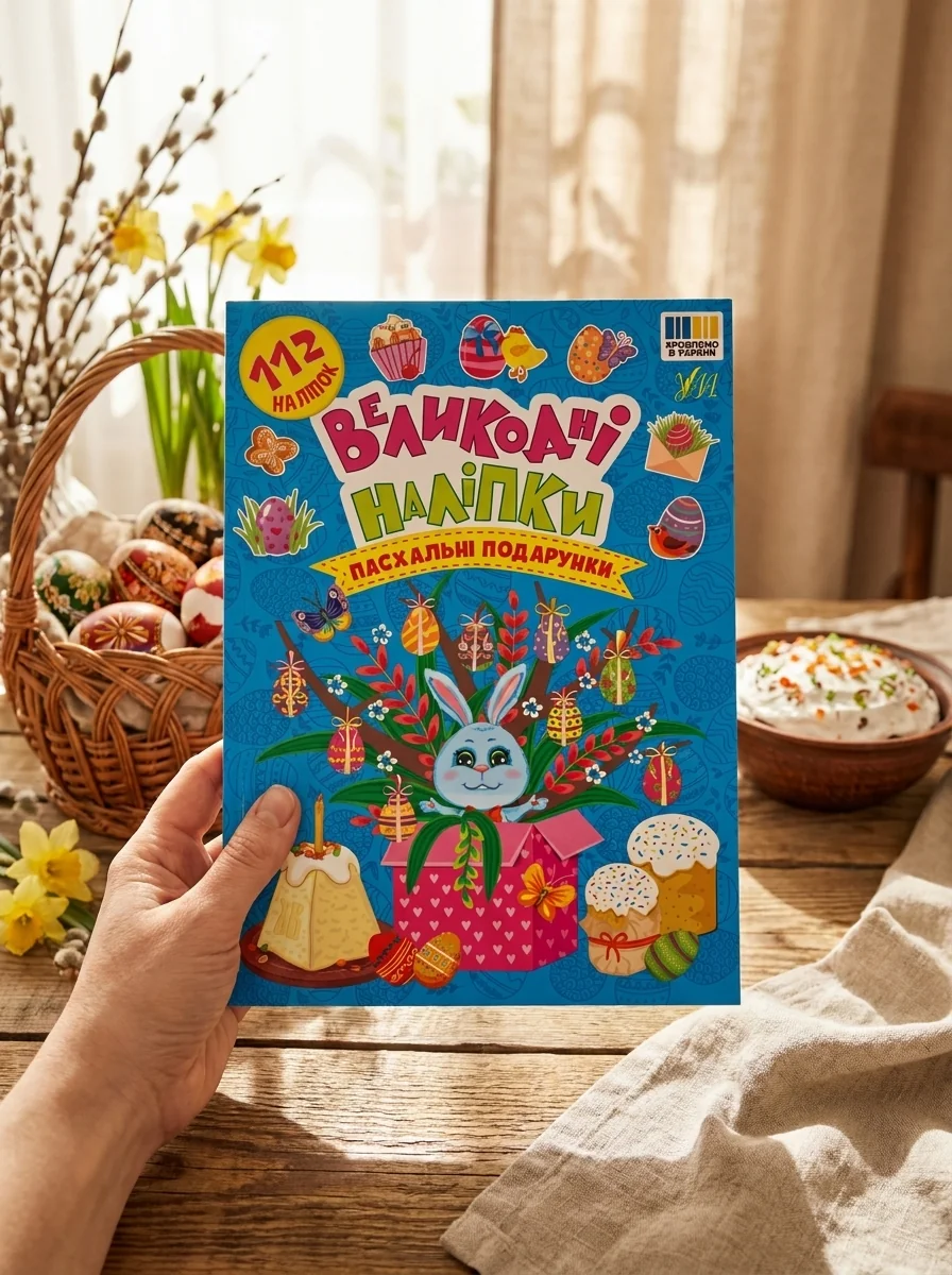 Великодні наліпки. Пасхальні подарунки — Книги з наліпками