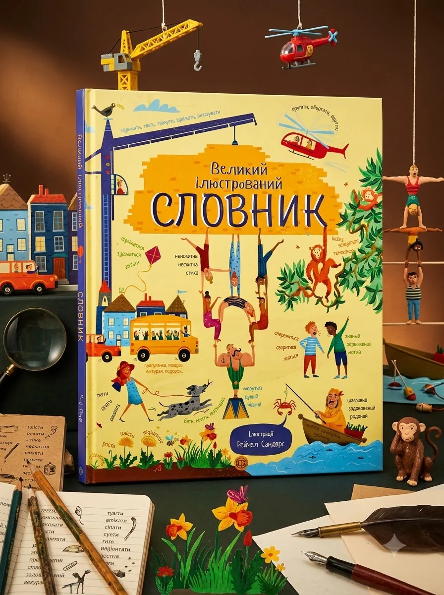 Великий ілюстрований словник, обкладинка