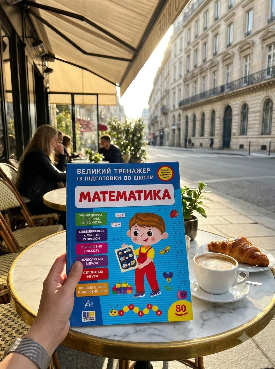 Великий тренажер із підготовки до школи. Математика — Дитяча література