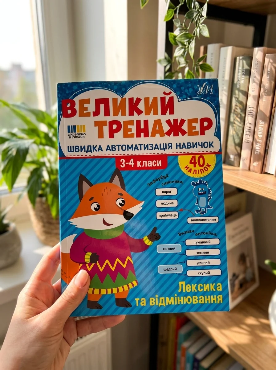 Великий тренажер. 3–4 клас. Лексика та відмінювання — фото 2