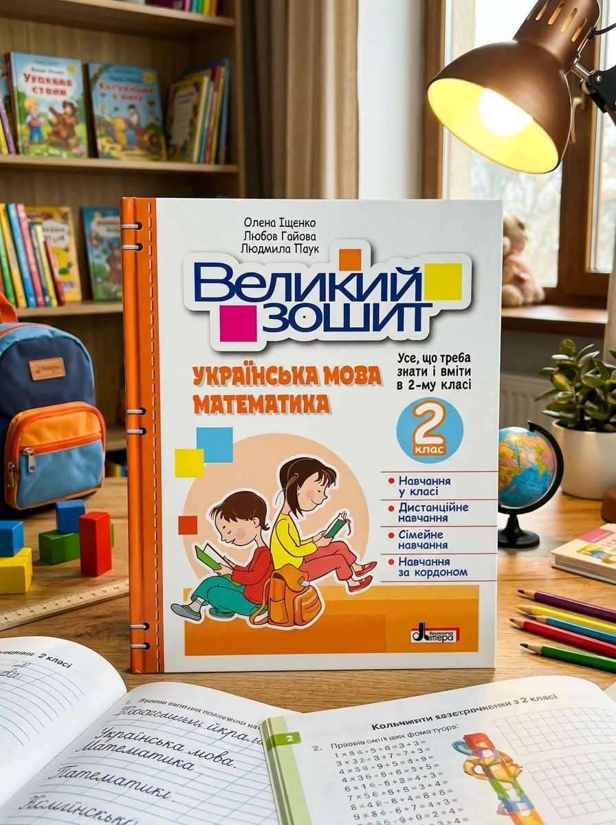 Великий зошит. Українська мова і математика 2 клас