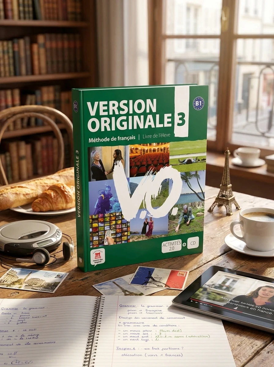 Version Originale 3 - Livre de l'e'le`ve + CD et DVD — Вивчення мов
