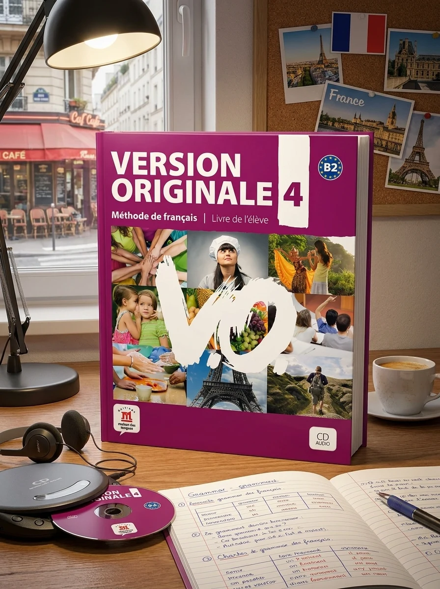 Version Originale 4 - Livre de l'e'le`ve + CD — Вивчення мов