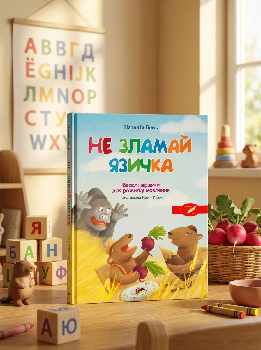 Весела абетка. Не зламай язичка — Дитяча література