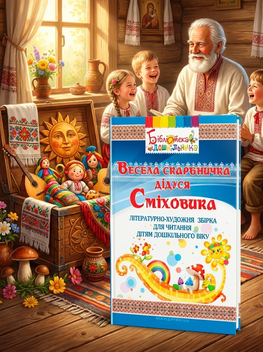 Весела скарбничка дідуся Сміховика: літературно-художня збірка для читання дітям дошкільного віку — фото 2
