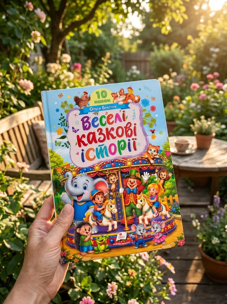 Веселі казкові історії. 10 казок — Братчук О., обкладинка