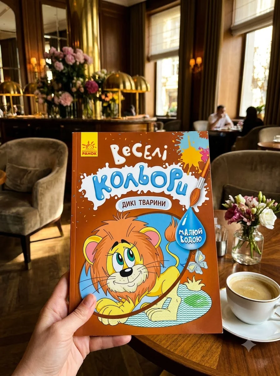 Веселі кольори. Дикі тварини — Дитяча література