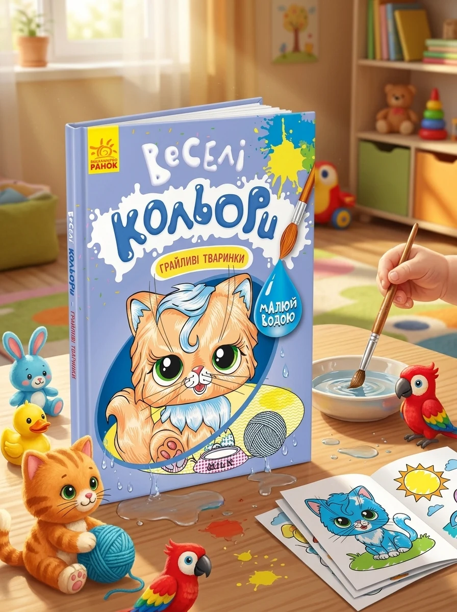Веселі кольори. Грайливі тваринки