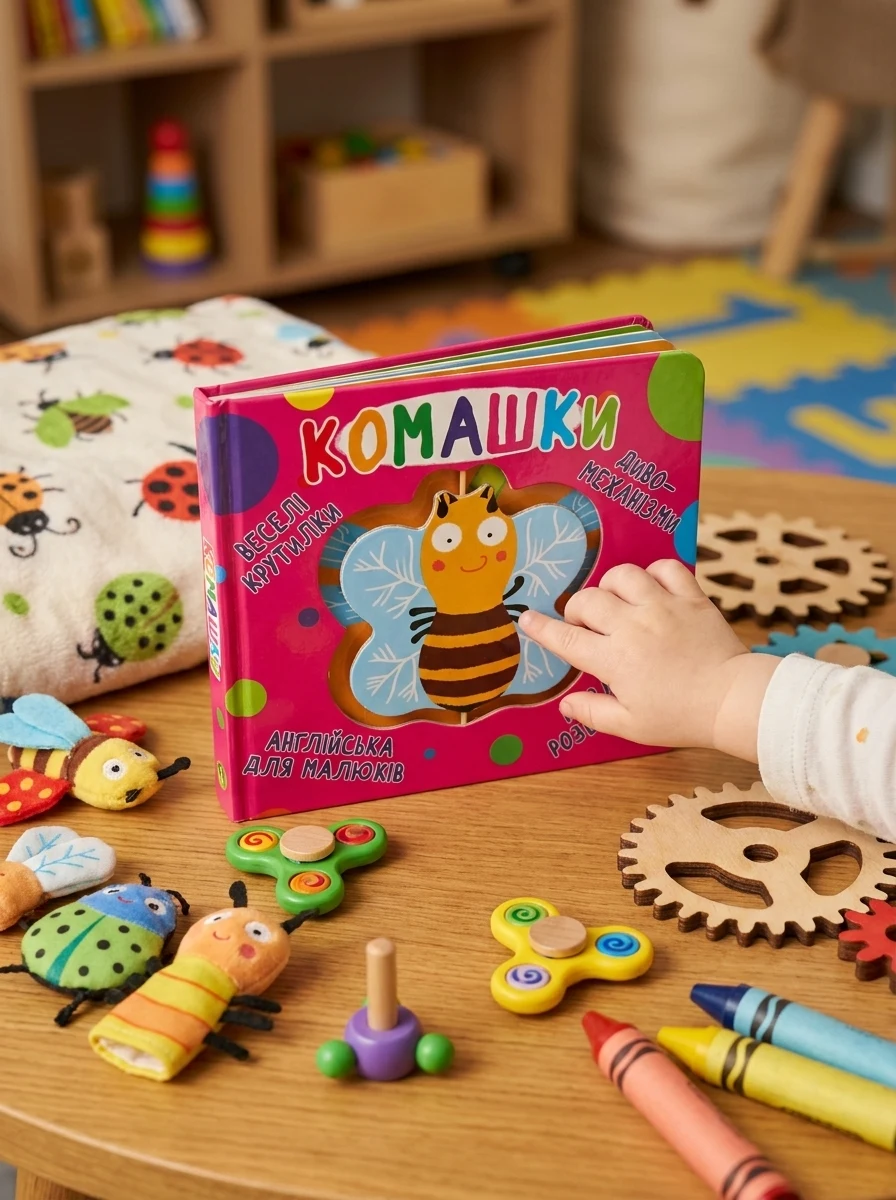 Веселі крутилки. Комашки — Дитяча література