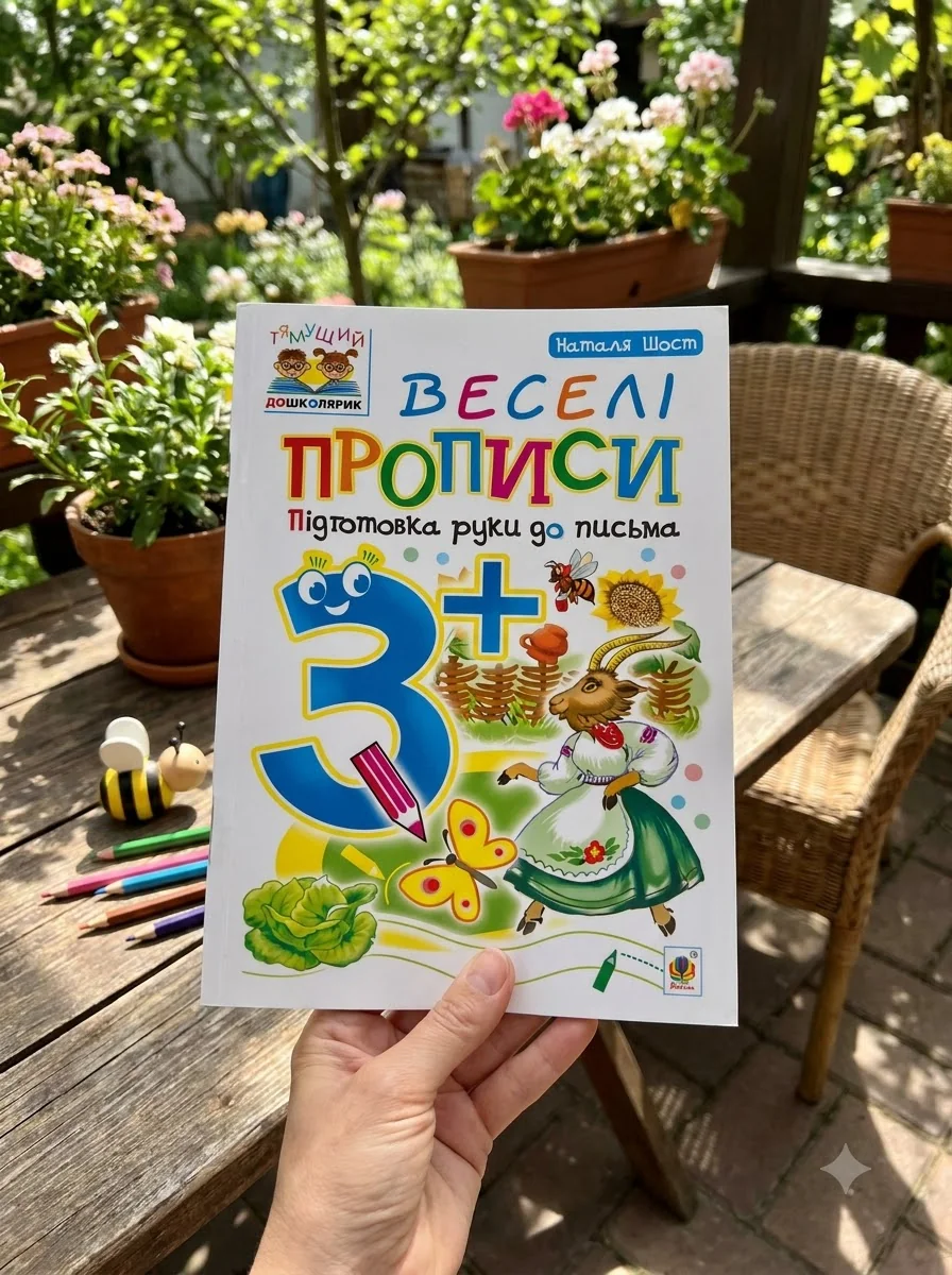 Веселі прописи. Підготовка руки до письма. Від 3 років — Підготовка до школи