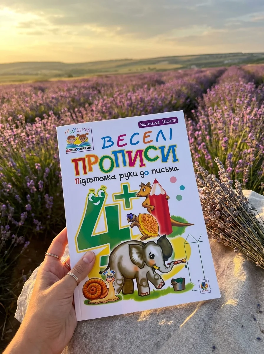 Веселі прописи. Підготовка руки до письма 4+ — Підготовка до школи