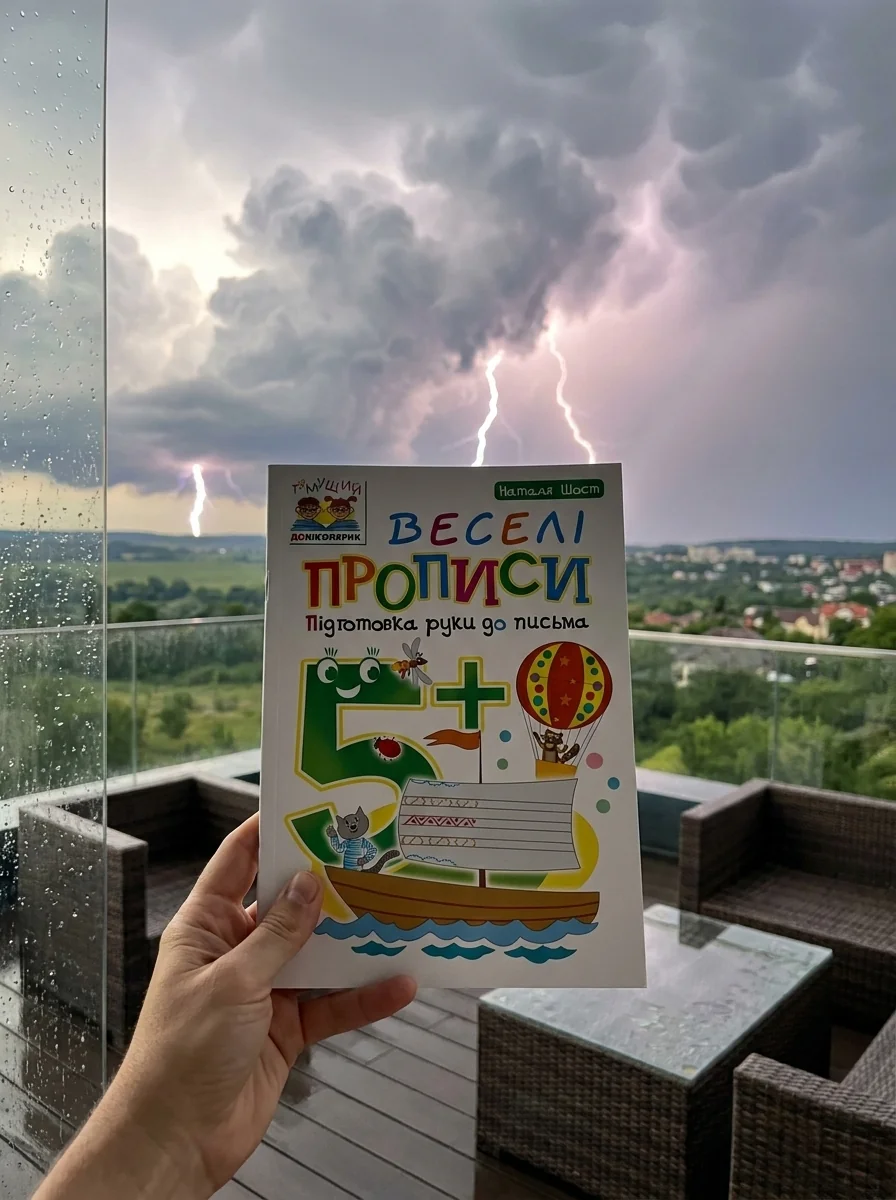 Веселі прописи. Підготовка руки до письма 5+ — Розвивальні книги