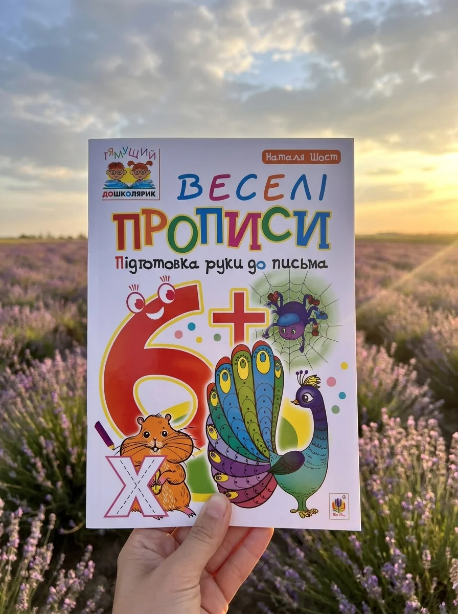 Веселі прописи. Підготовка руки до письма 6+ — Підготовка до школи