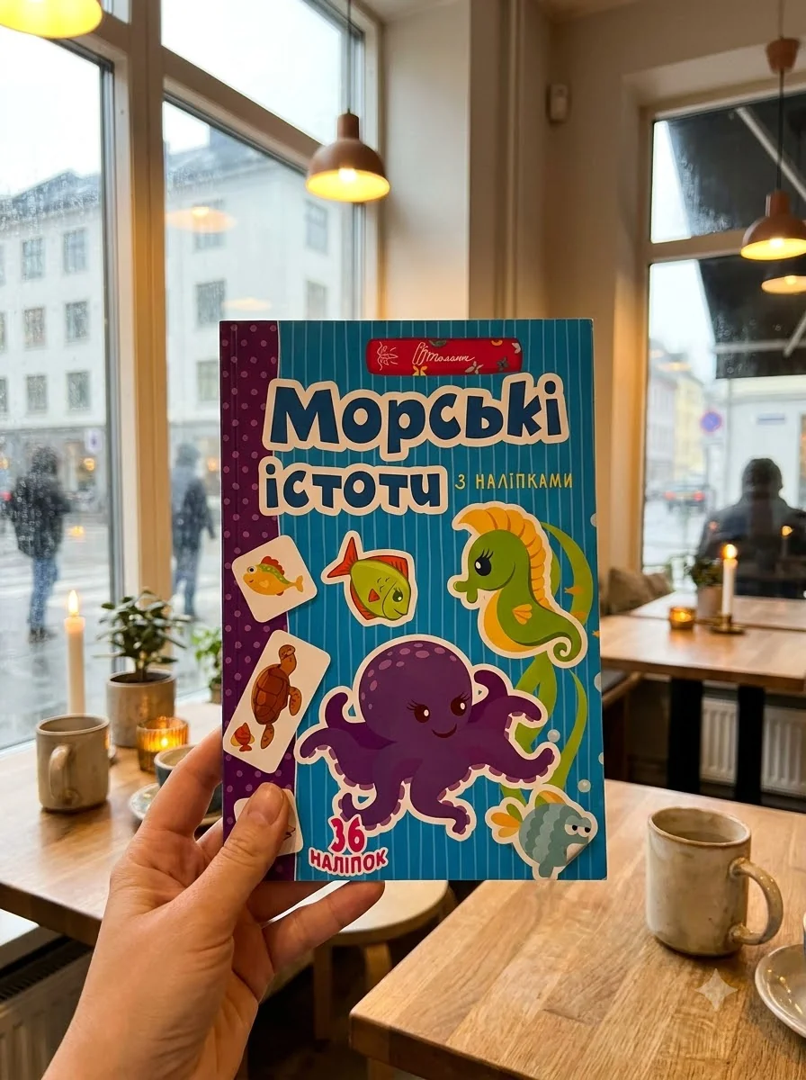 Веселі забавки для дошкільнят. Морські істоти — Лілія Гуменна, обкладинка
