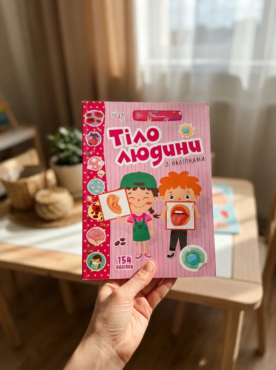 Веселі забавки для дошкільнят. Тіло людини — Кеті Стокс, обкладинка