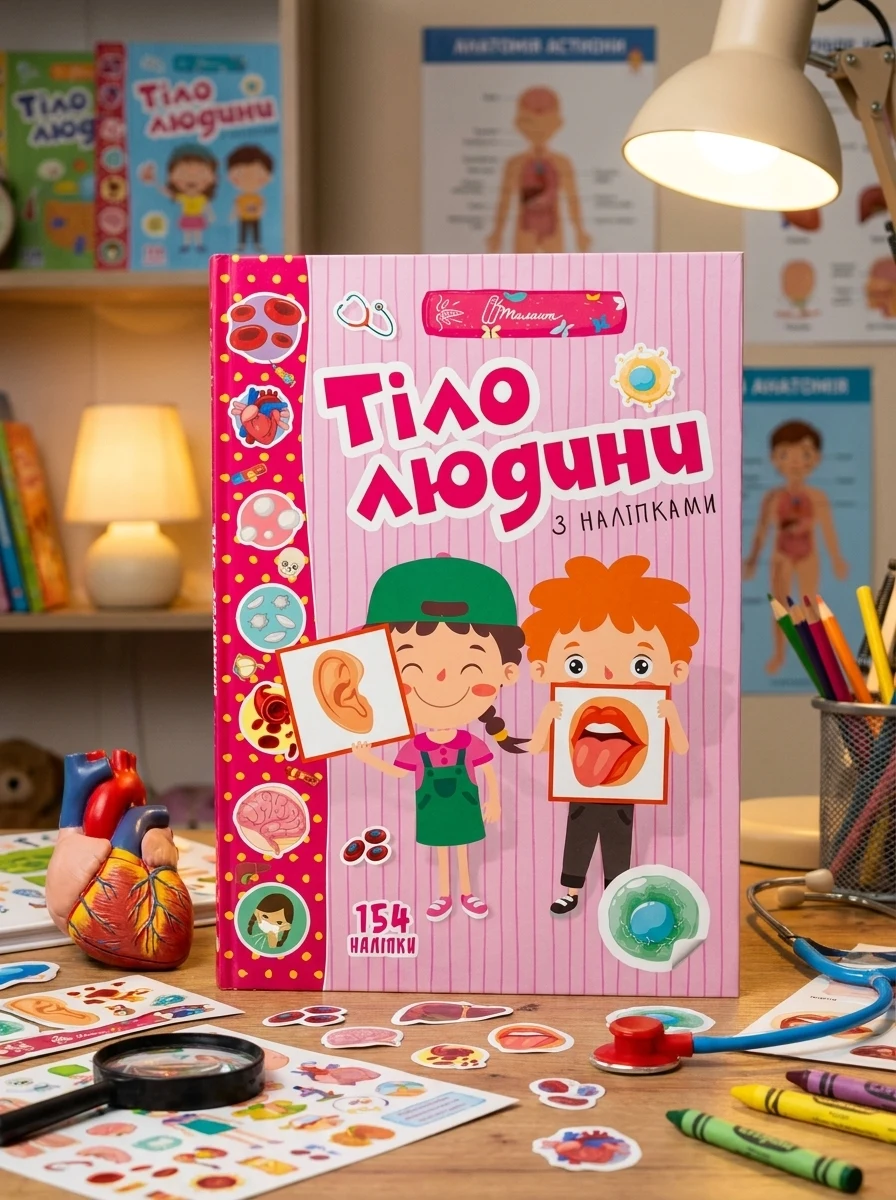 Веселі забавки для дошкільнят. Тіло людини — Книги