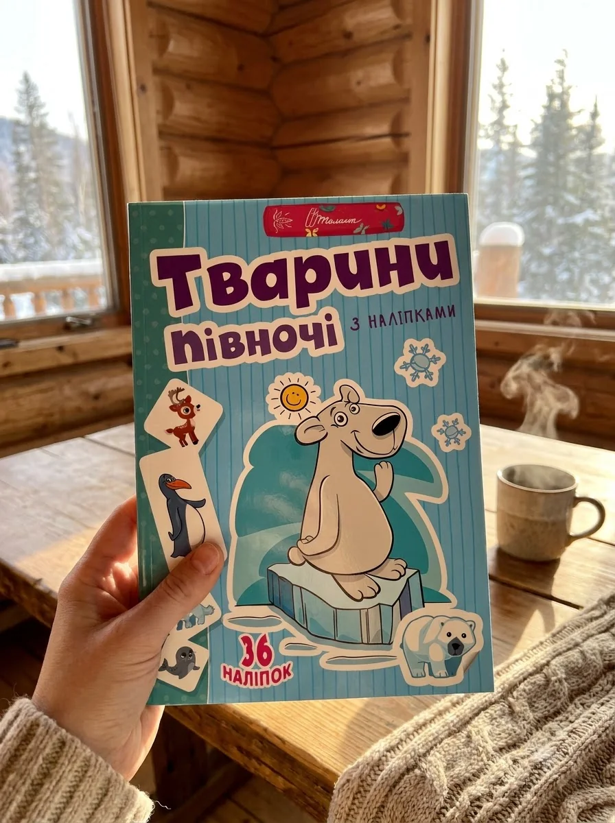 Веселі забавки для дошкільнят. Тварини півночі — Книги