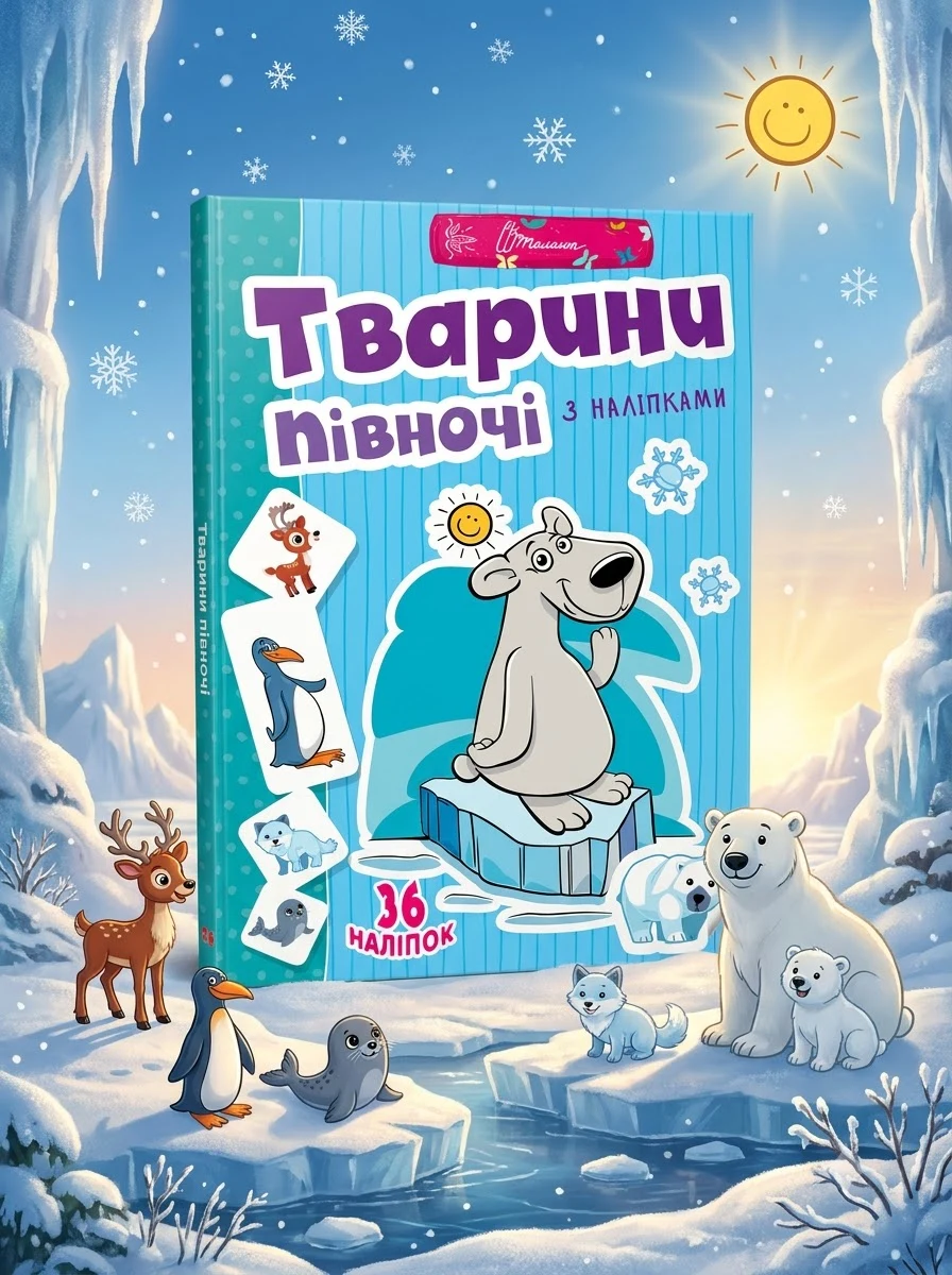 Веселі забавки для дошкільнят. Тварини півночі
