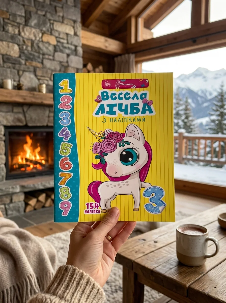 Веселі забавки для дошкільнят. Весела лічба з наліпками — Дитяча література
