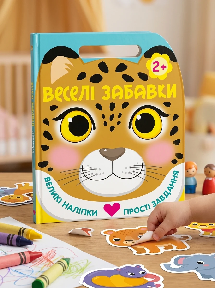 Веселі забавки. Леопард — Дитяча література
