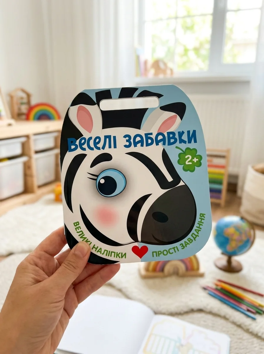 Веселі забавки. Зебра — Дитяча література