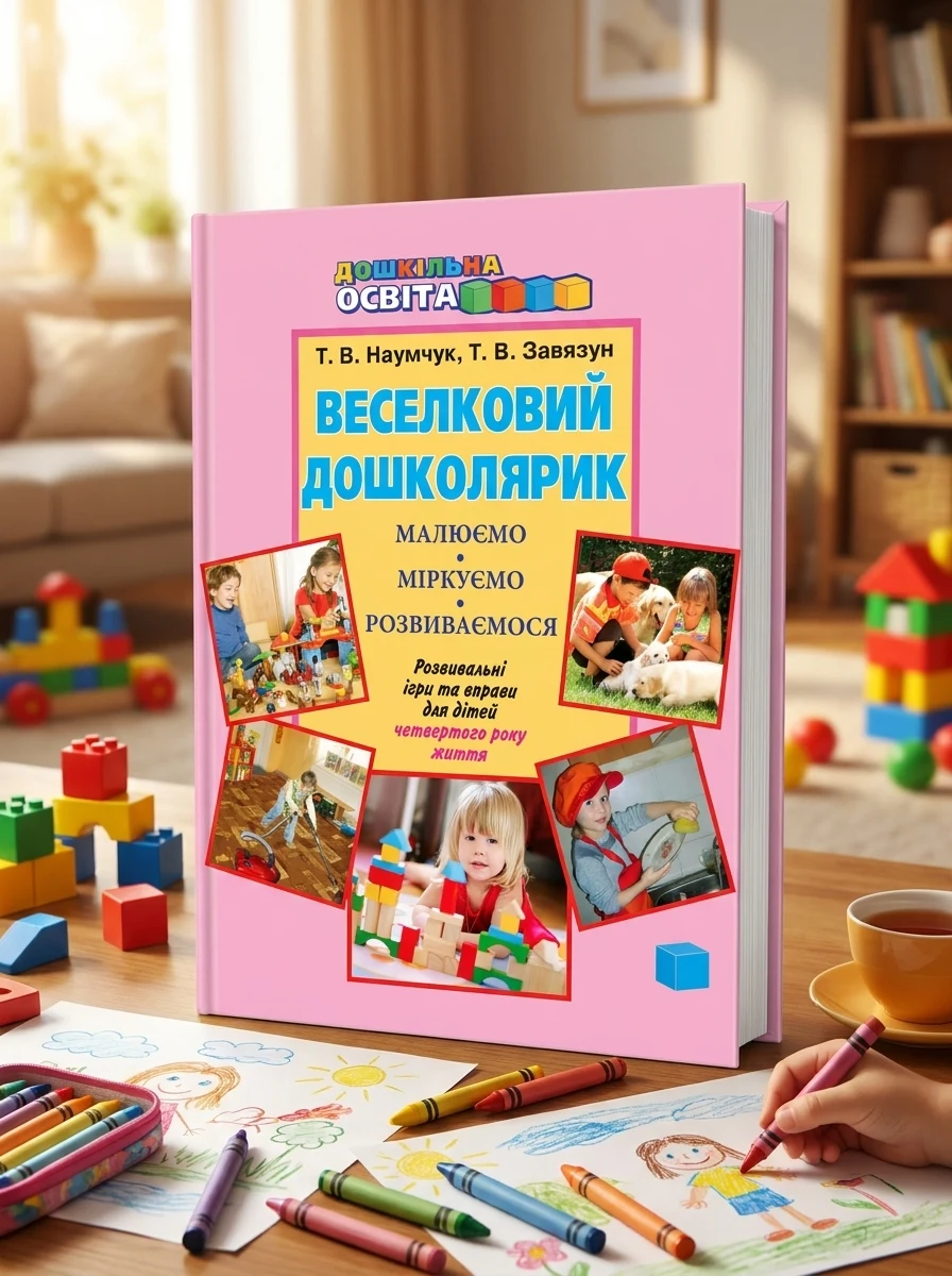 Веселковий дошколярик. Малюємо, міркуємо, розвиваємося. З 4 року життя — Дім, сім'я, релігія