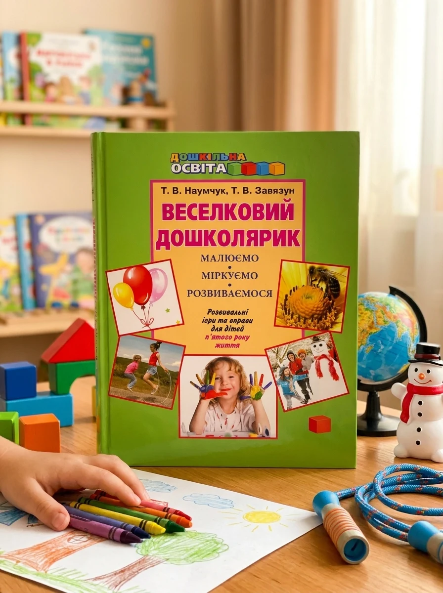 Веселковий дошколярик. Малюємо, міркуємо, розвиваємося. З 5-го року життя