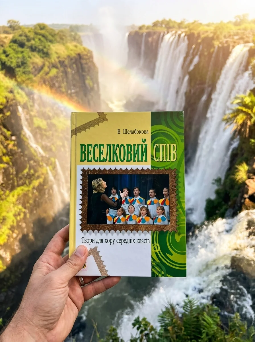 Веселковий спів. Твори для хору середніх класів — Вікторія Шелабокова, обкладинка