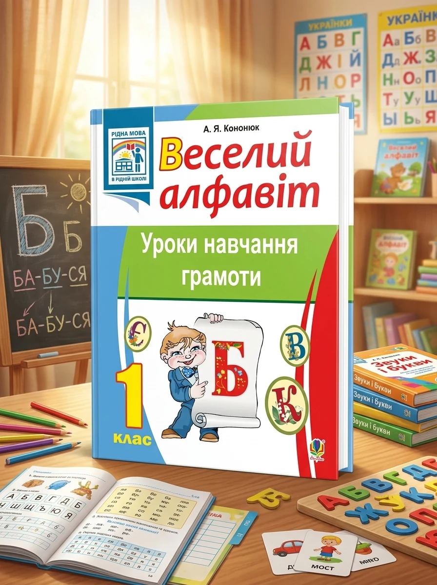 Веселий алфавіт. Уроки навчання грамоти. 1 клас