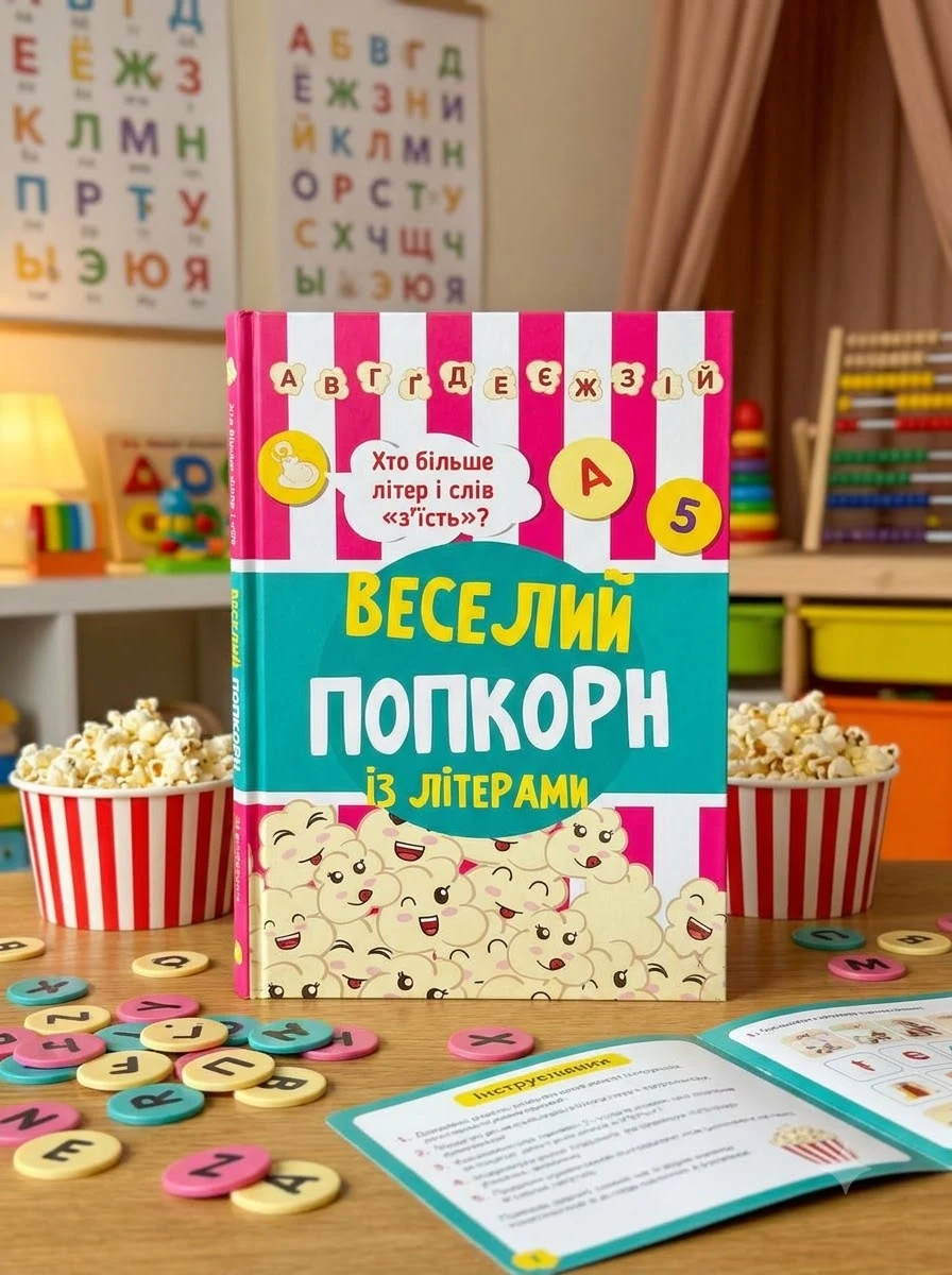 Веселий попкорн із буквами — Навчальна література