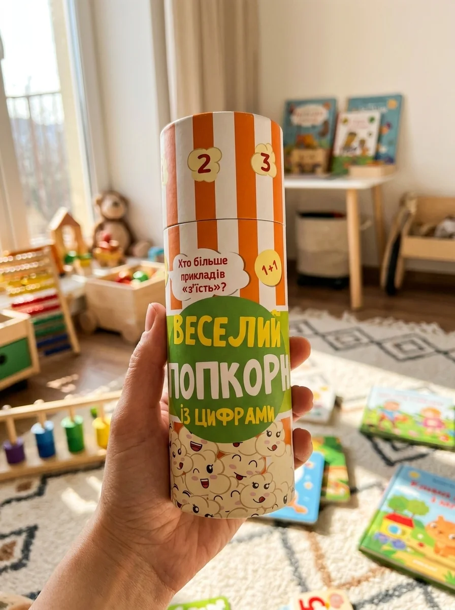 Веселий попкорн із цифрами — Світлана Моісеєнко, обкладинка