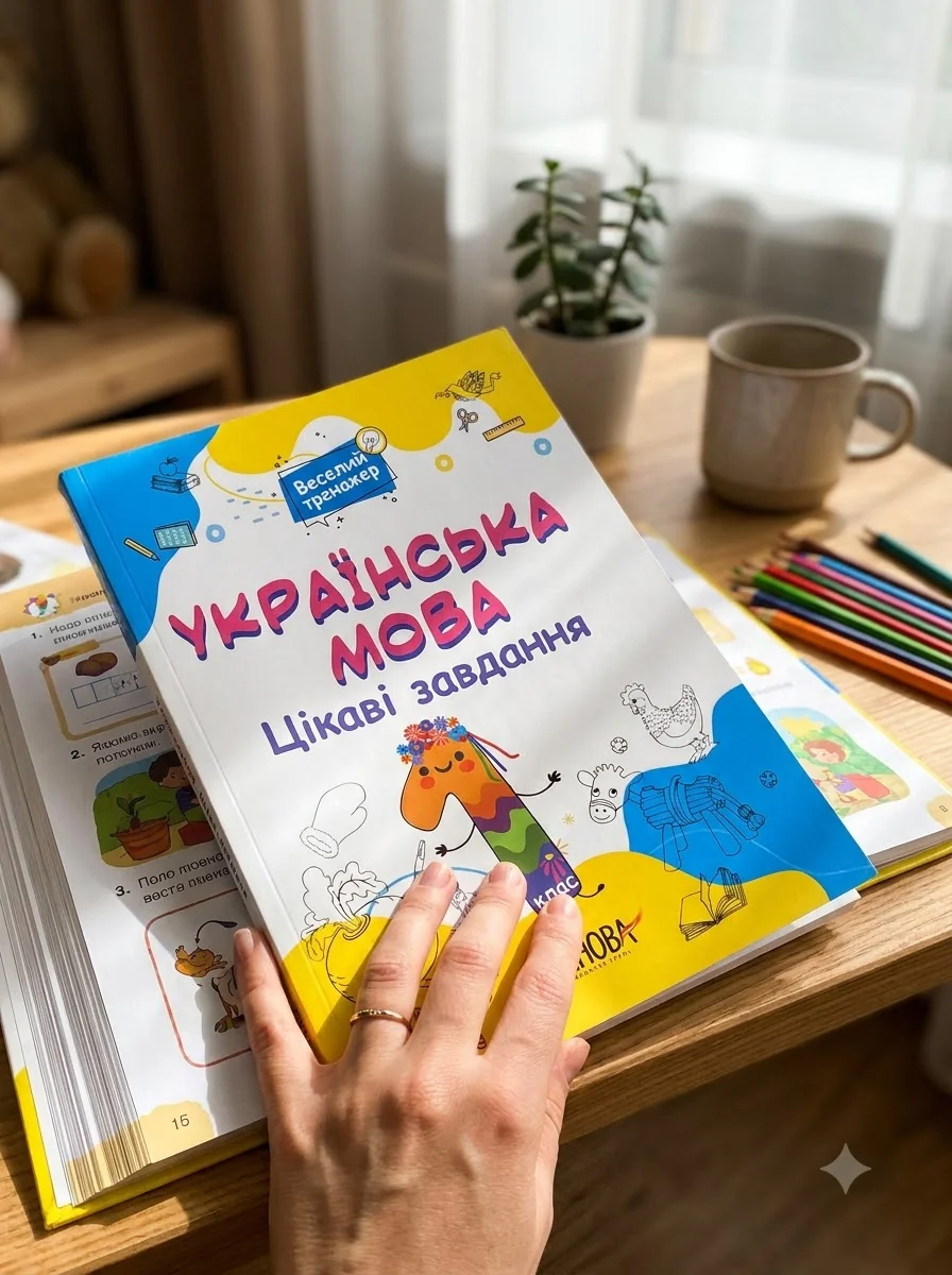 Веселий тренажер. Українська мова. Цікаві завдання. 1 клас — фото 2