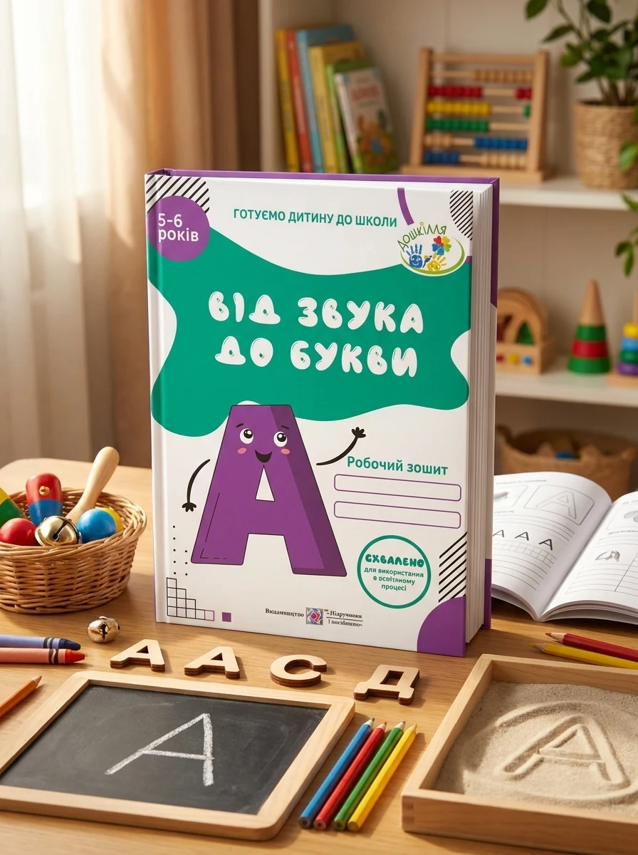 Від Звука до Букви. Робочий зошит з навчання грамоти для дітей 5-6 років — Вивчення мов