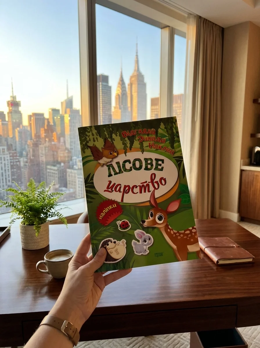 Відгадай. Знайди. Наклей. Лісове царство — Книги