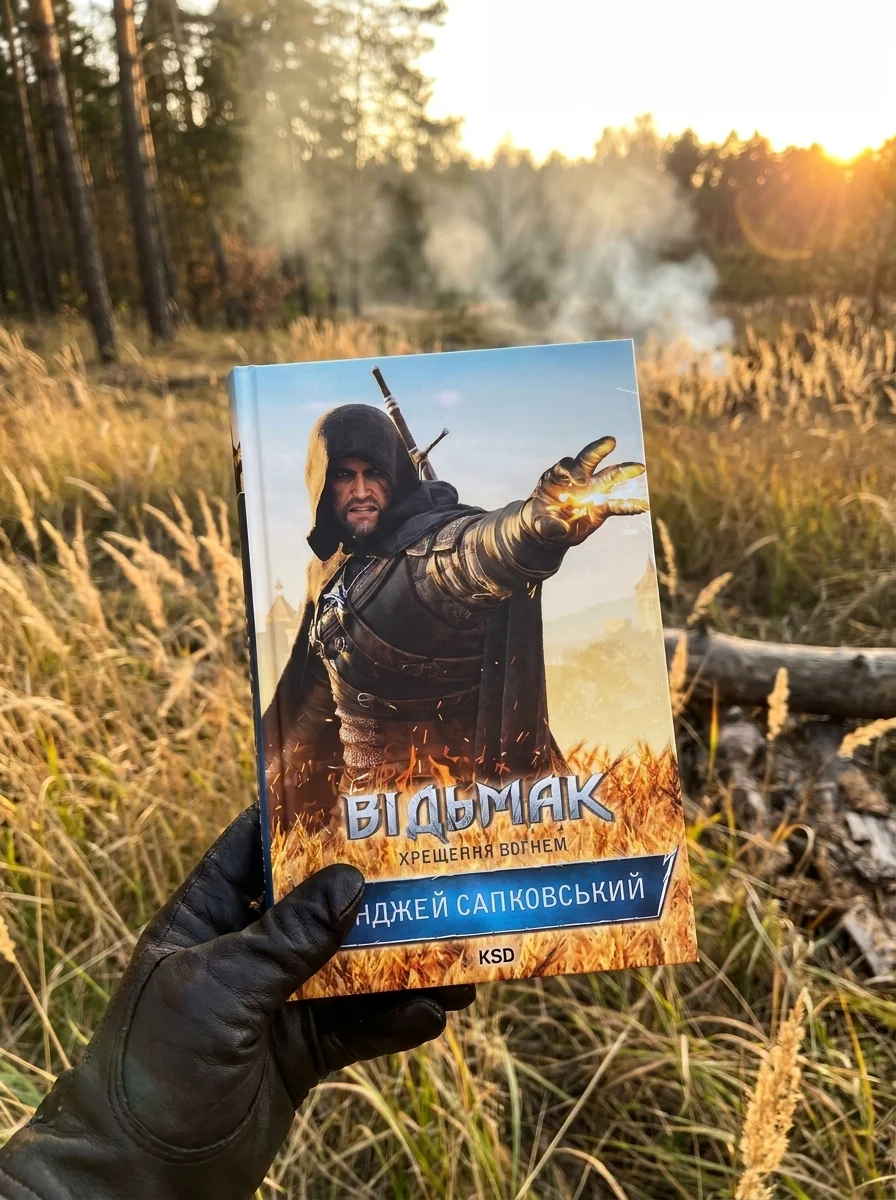 Відьмак. Хрещення вогнем. Книга 5 — Анджей Сапковський, обкладинка