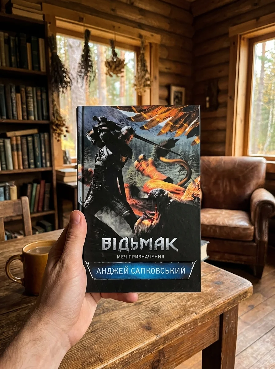 Відьмак. Меч призначення. Книга 2 — Анджей Сапковський, обкладинка