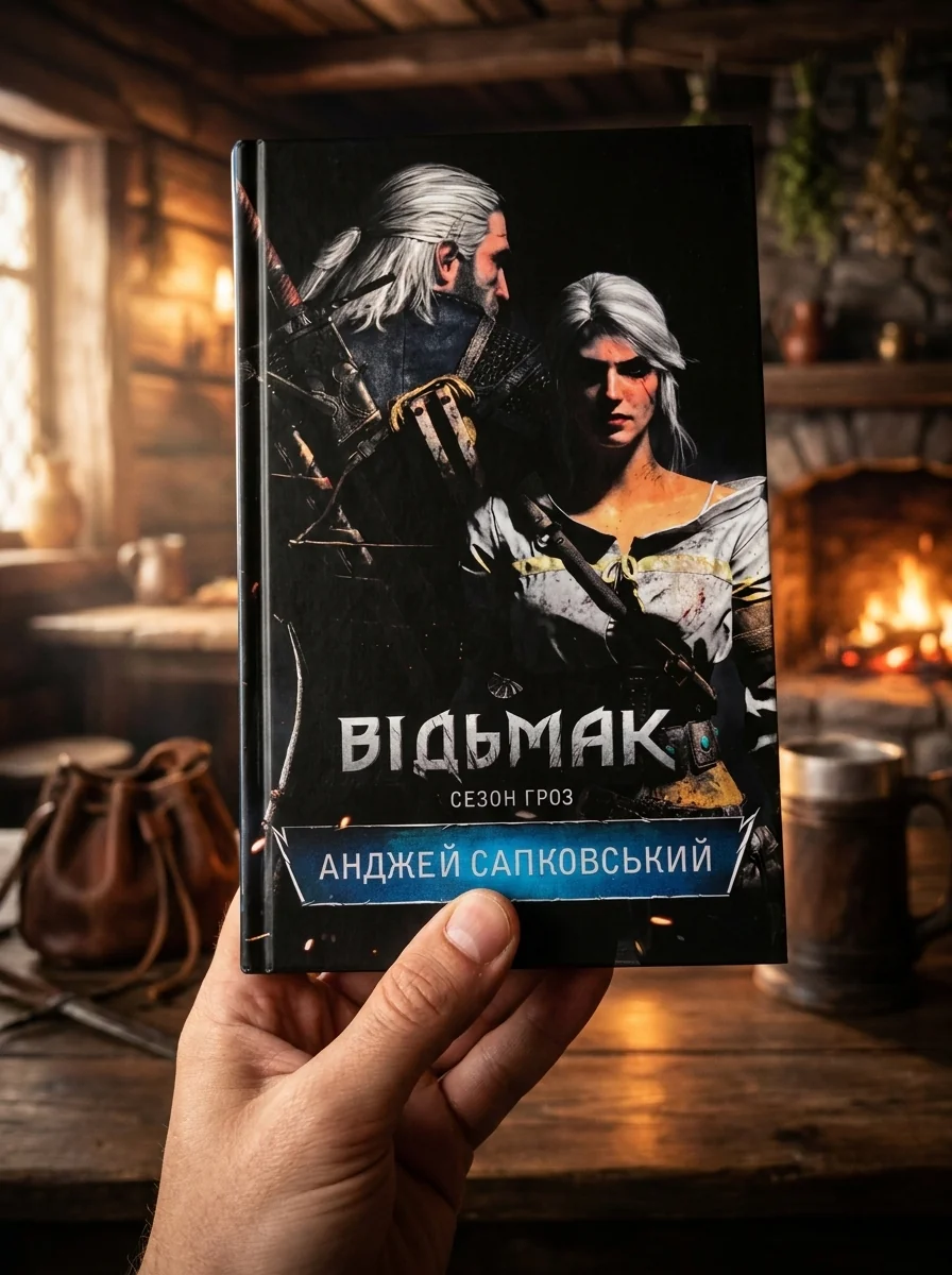 Відьмак. Сезон гроз — Анджей Сапковський, обкладинка