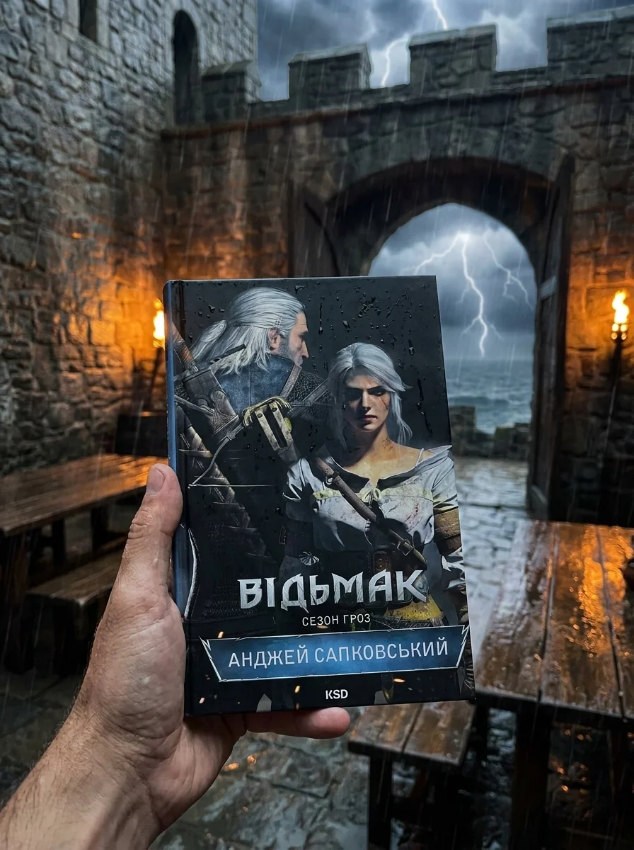 Відьмак. Сезон гроз. Книга 8 — Анджей Сапковський, обкладинка