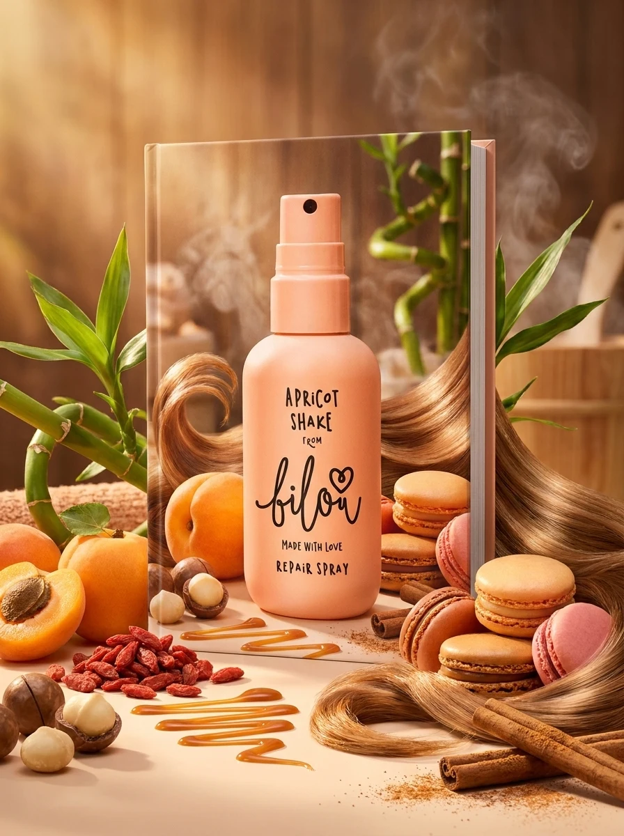 Відновлюючий спрей для волосся Bilou Apricot Shake Repair Spray 150 мл, фото 2