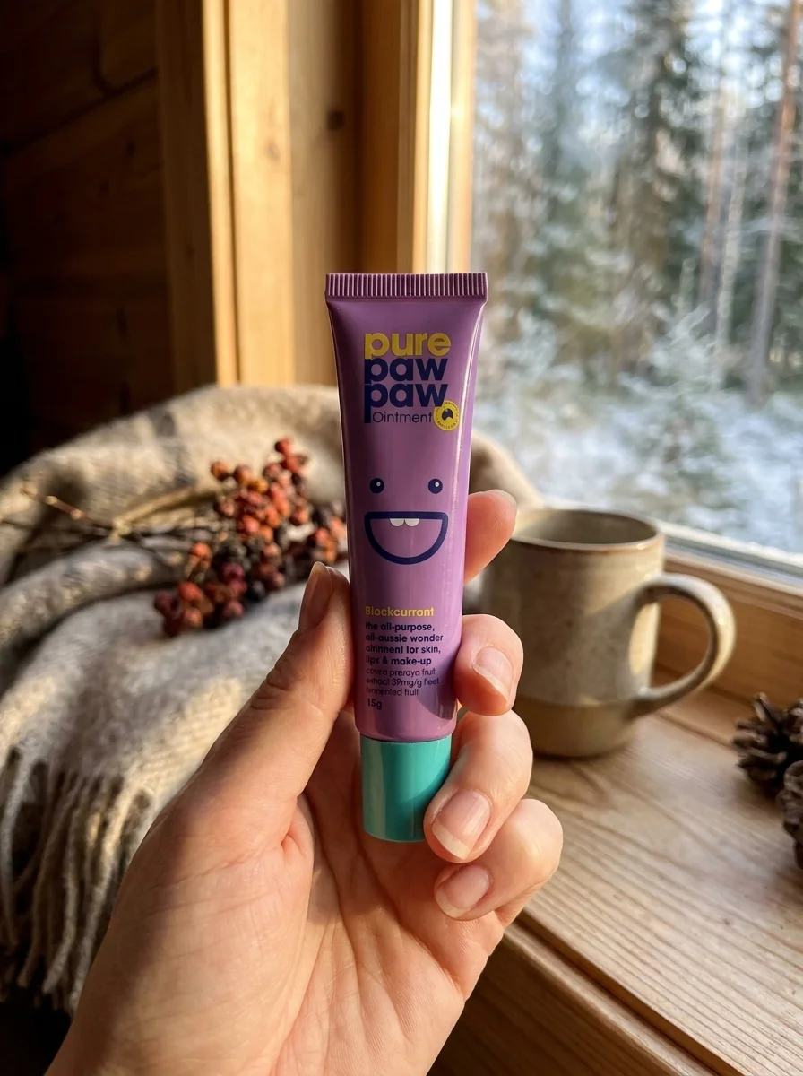 Відновлювальний бальзам для губ Pure Paw Paw Blackcurrant 15 г, обкладинка