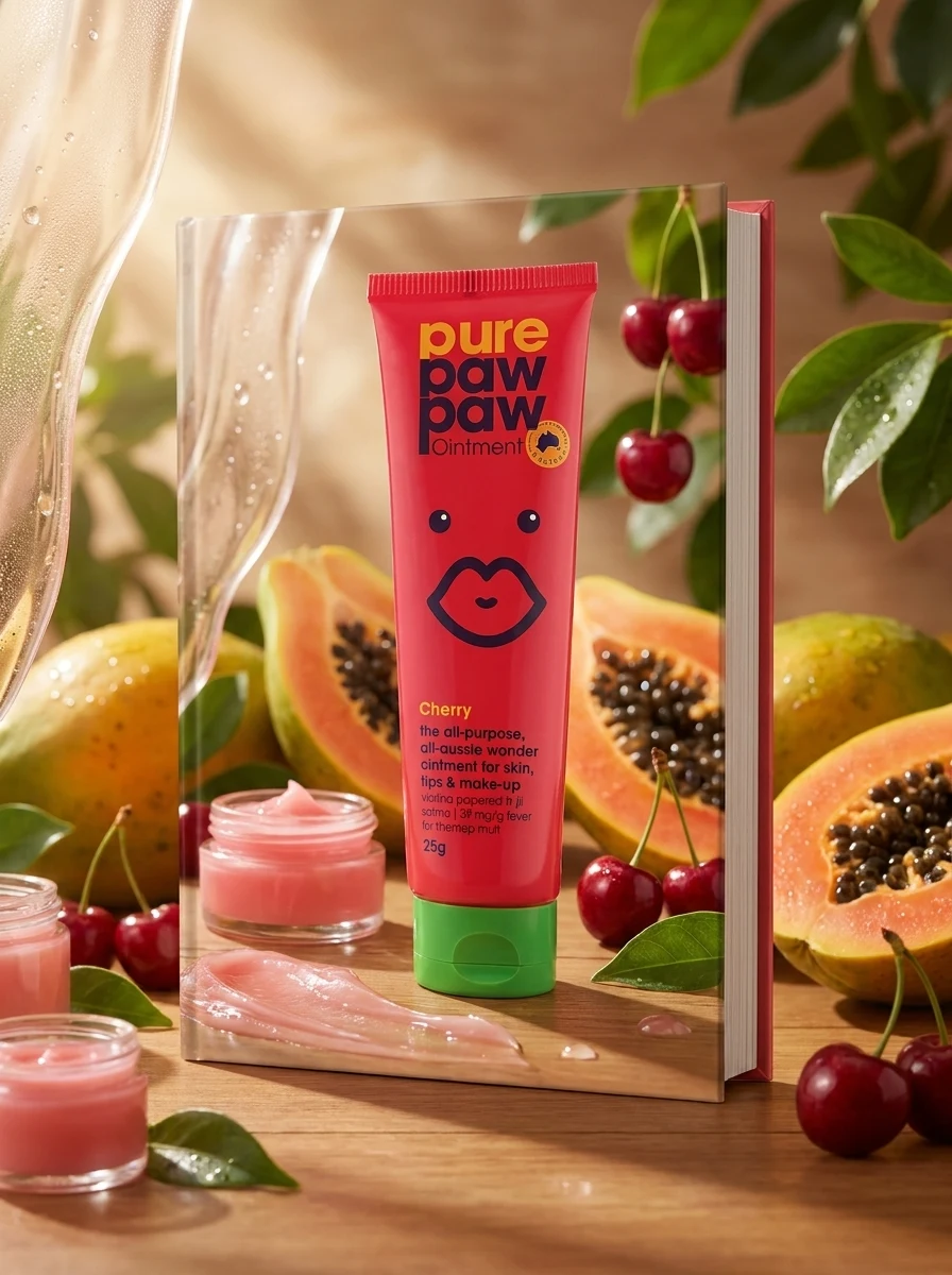 Відновлювальний бальзам для губ Pure Paw Paw Cherry 25 г, фото 2
