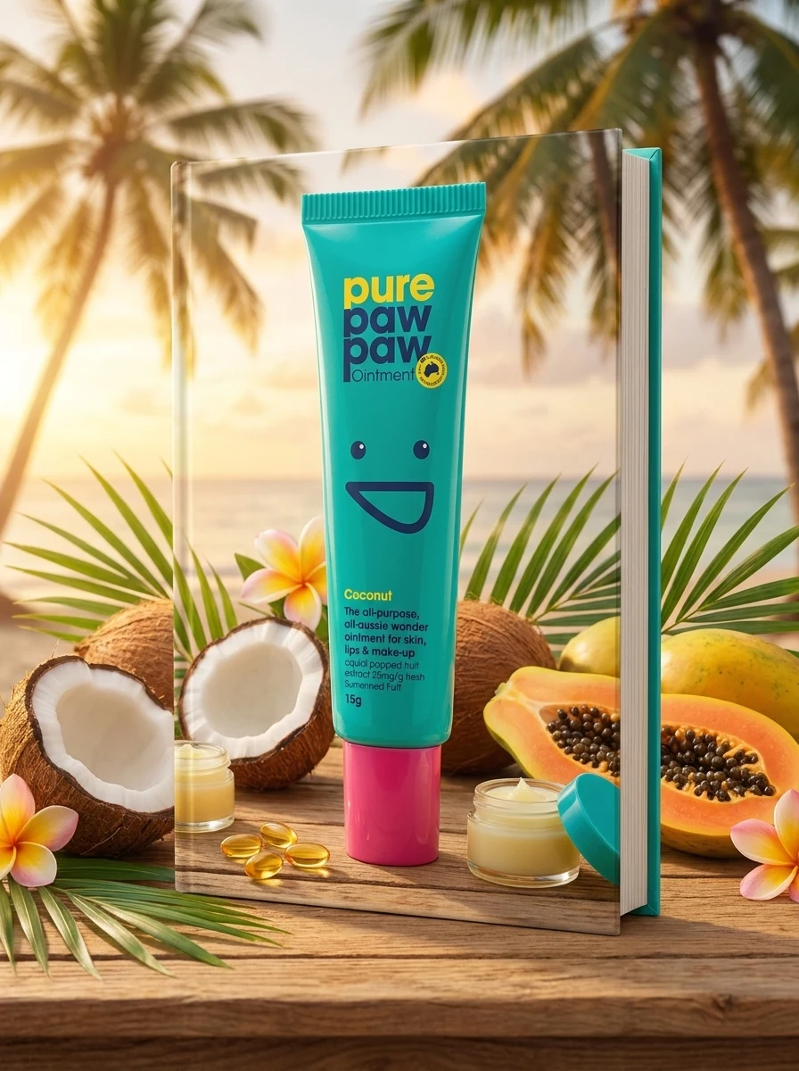 Відновлювальний бальзам для губ Pure Paw Paw Coconut 15 г, фото 2